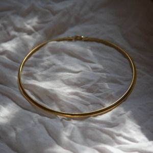 Vintage Gold Collar Choker Necklace